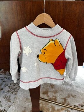 Vintage Winnie the Pooh Mock Neck Sweatshirt